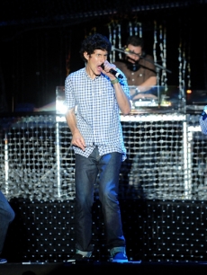 The Beastie Boys rock the stage during Bonnaroo 2009 in Tennessee