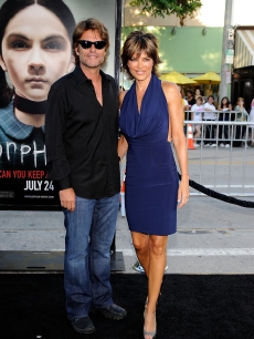Harry Hamlin and Lisa Rinna arrive to the Hollywood premiere of ‘Orphan’ on July 21, 2009 