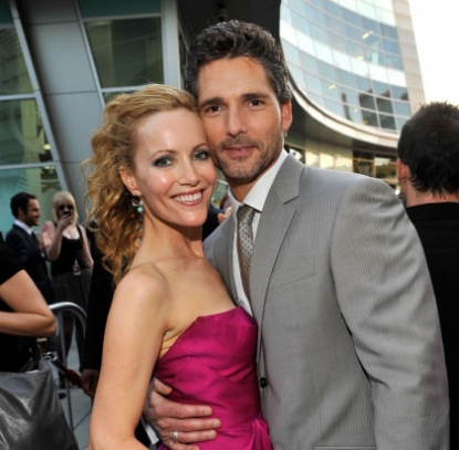 Leslie Mann and Eric Bana arrive on the red carpet of the Los Angeles premiere of ‘Funny People’ held at the ArcLight Hollywood on July 20, 2009 in Hollywood