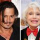 Johnny Depp and Carol Channing