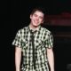 David Archuleta shows his smile onstage at the Nokia Theatre L.A. Live in LA on July 17, 2009