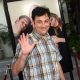 Jimmy Kimmel is all smiles at the premiere of  ‘Funny People’ in Hollywood on July 20, 2009 