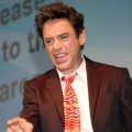 Robert Downey Jr. gets hyped up for ‘Sherlock Holmes’ at Comic-Con in San Diego on July 24, 2009