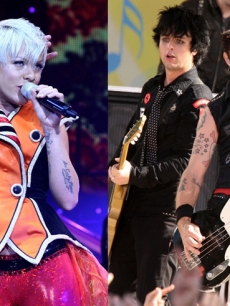 Pink and Green Day VMAs