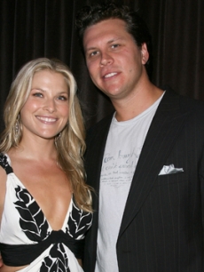 Ali Larter and husband Hayes MacArthur together at a ‘Heroes’ event on September 7, 2008