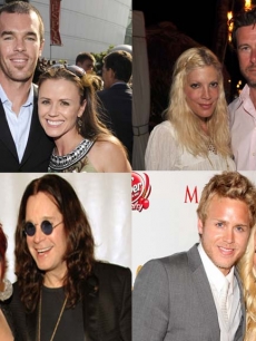 Trista and Ryan, Tori and Dean, Ozzy and Sharon, Spencer and Heidi
