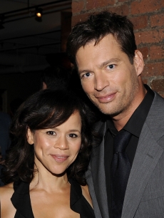 Rosie Perez and Harry Connick Jr. strike a pose during Connick’s ‘Your Songs’ listening event in New York City on August 4, 2009