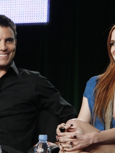 Two of the new faces of ‘Melrose Place,’ Colin Egglesfield and Ashlee Simpson-Wentz, chat about the show during the 2009 Summer Television Critics Association press tour in Pasadena, California on August 4, 2009