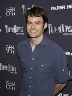 Bill Hader is all smiles at the New York screening of ‘Paper Heart’ on August 5, 2009 