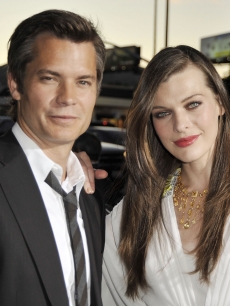 Timothy Olyphant and Milla Jovovich hit the red carpet at the premiere of ‘A Perfect Getaway’ in Los Angeles on August 5, 2009