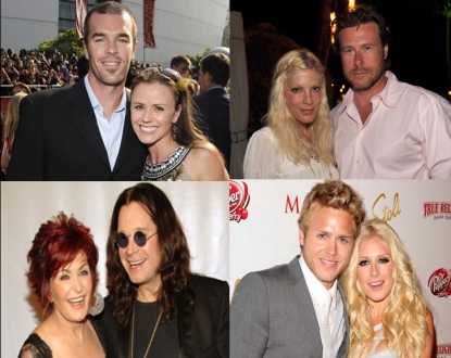 Trista and Ryan, Tori and Dean, Ozzy and Sharon, Spencer and Heidi Trista and Ryan, Tori and Dean, Ozzy and Sharon, Spencer and Heidi
