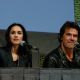Megan Fox and Josh Brolin speak during a panel for ‘Jonah Hex’ at Comic-Con 2009 in San Diego on July 24, 2009 