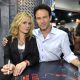 Anna Paquin and Stephen Moyer smile at the ‘True Blood’ signing table at Comic-Con in San Diego on July 25, 2009