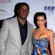 Reggie Bush and Kim Kardashian at the 2009 Moves Magazine Super Bowl party in St. Petersburg, Fla.
