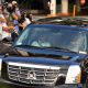 The car carrying Katherine Jackson arrives to Los Angeles Superior Court for a hearing to finalize an agreement for permanent custody of the late singer Michael Jackson’s three children on August 3, 2009 in Los Angeles, California
